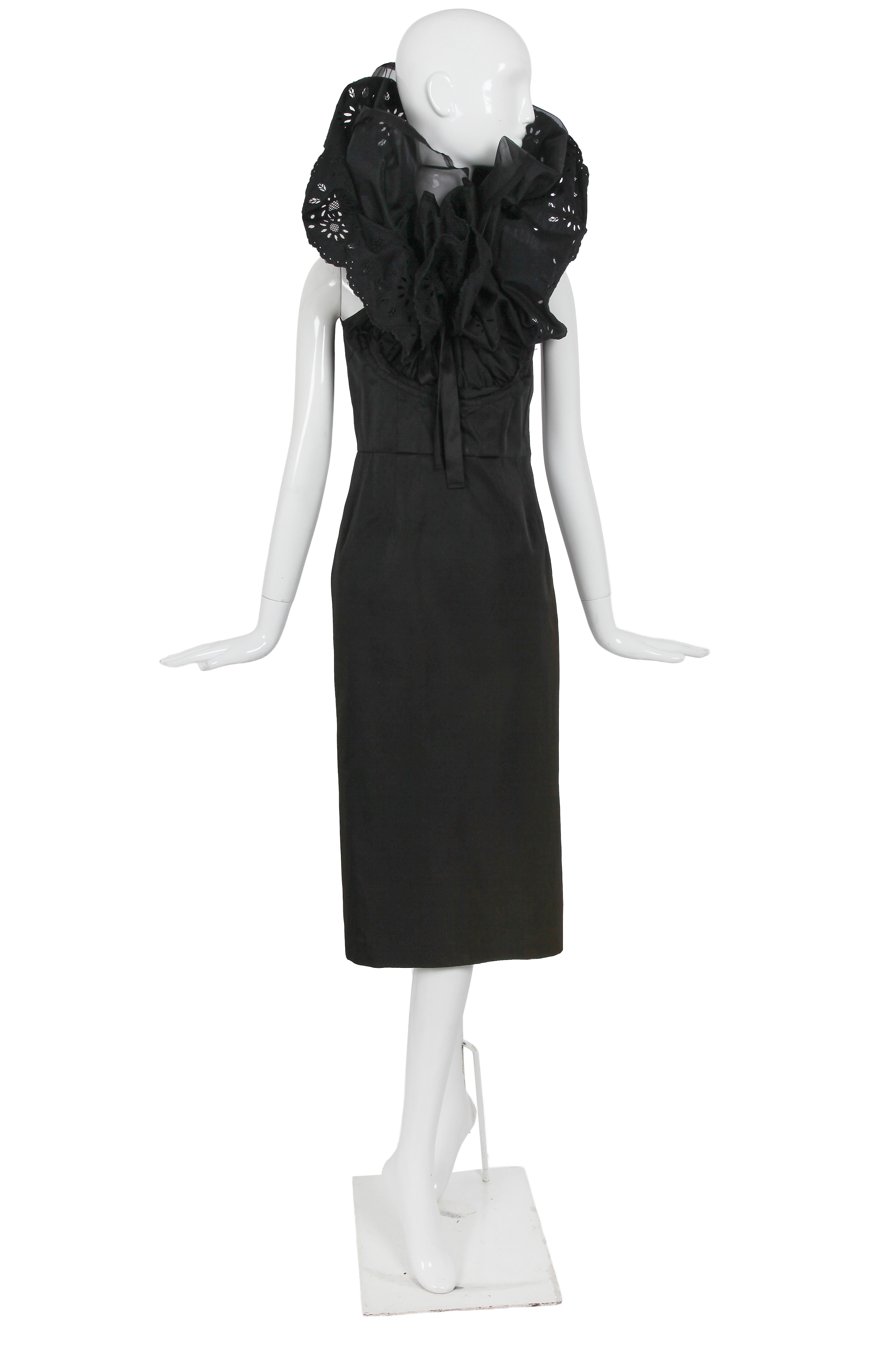 A Comme Des Garçons Ruffled Black Dress, ‘Ethnic Couture (White)’ Collection, Spring Summer 2002