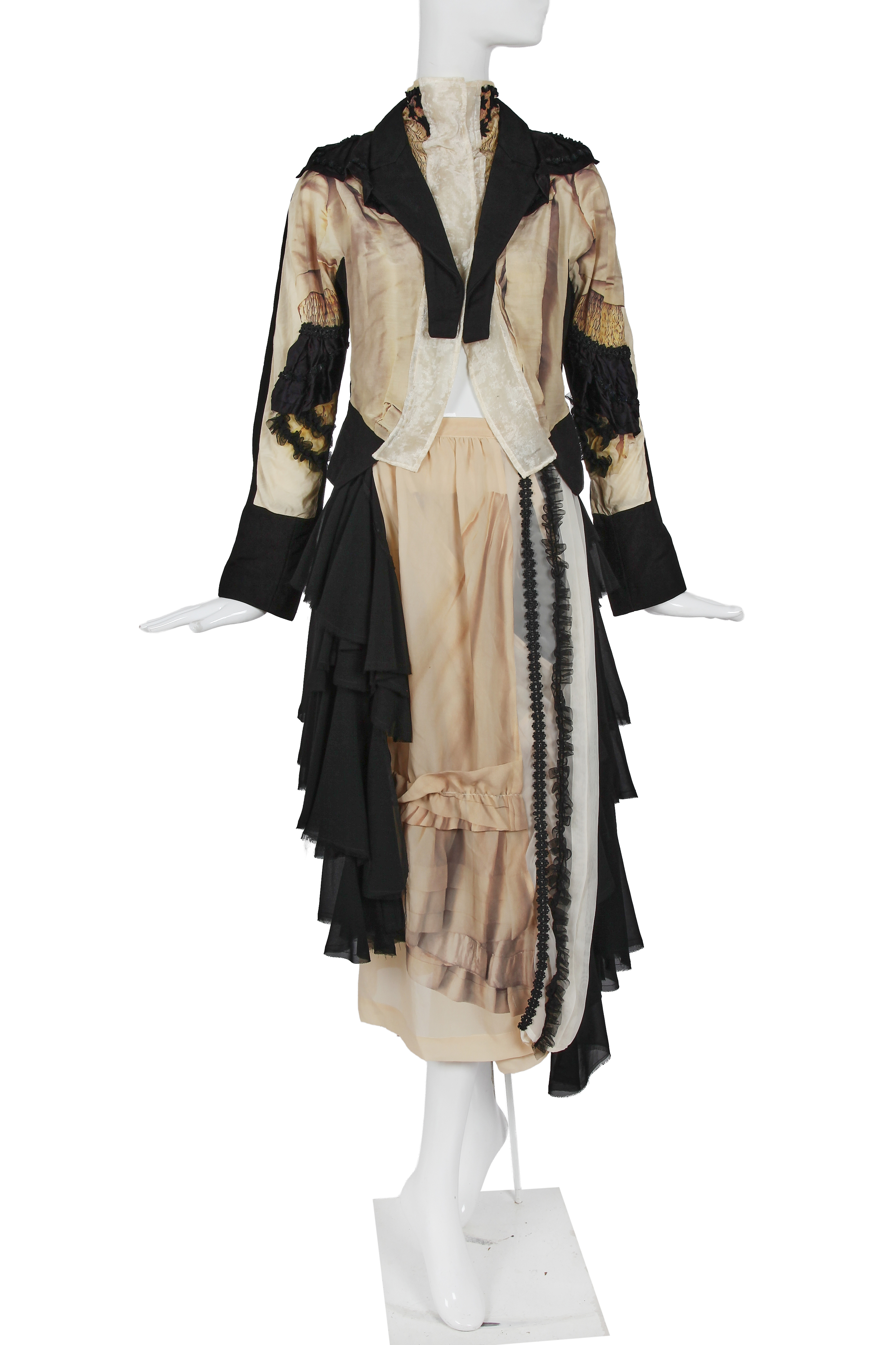 A Comme Des Garçons Trompe L'œil Ensemble, ‘Broken Bride’ Collection, Autumn Winter 2005 06