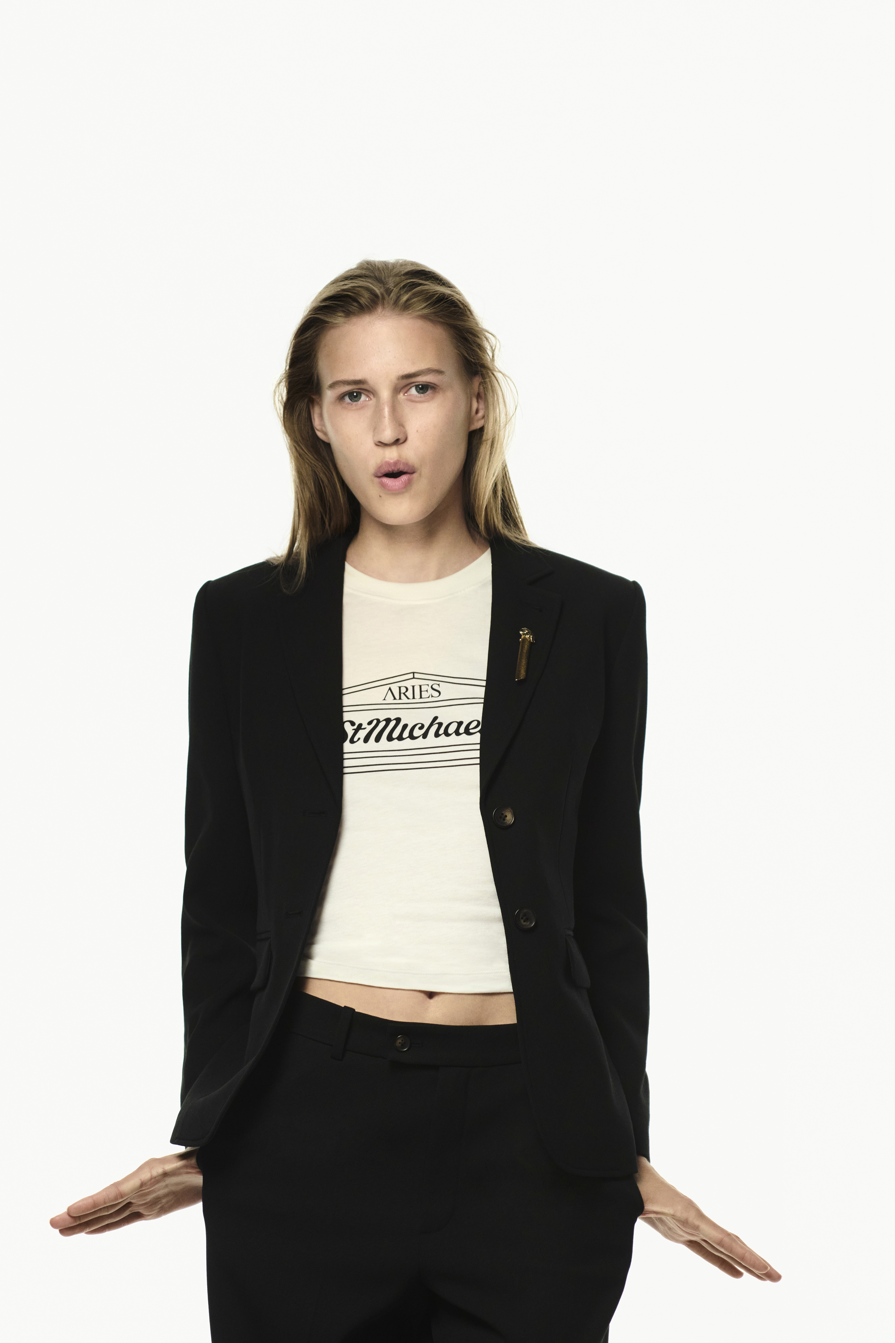 M&S X Aries Blazer, T Shirt