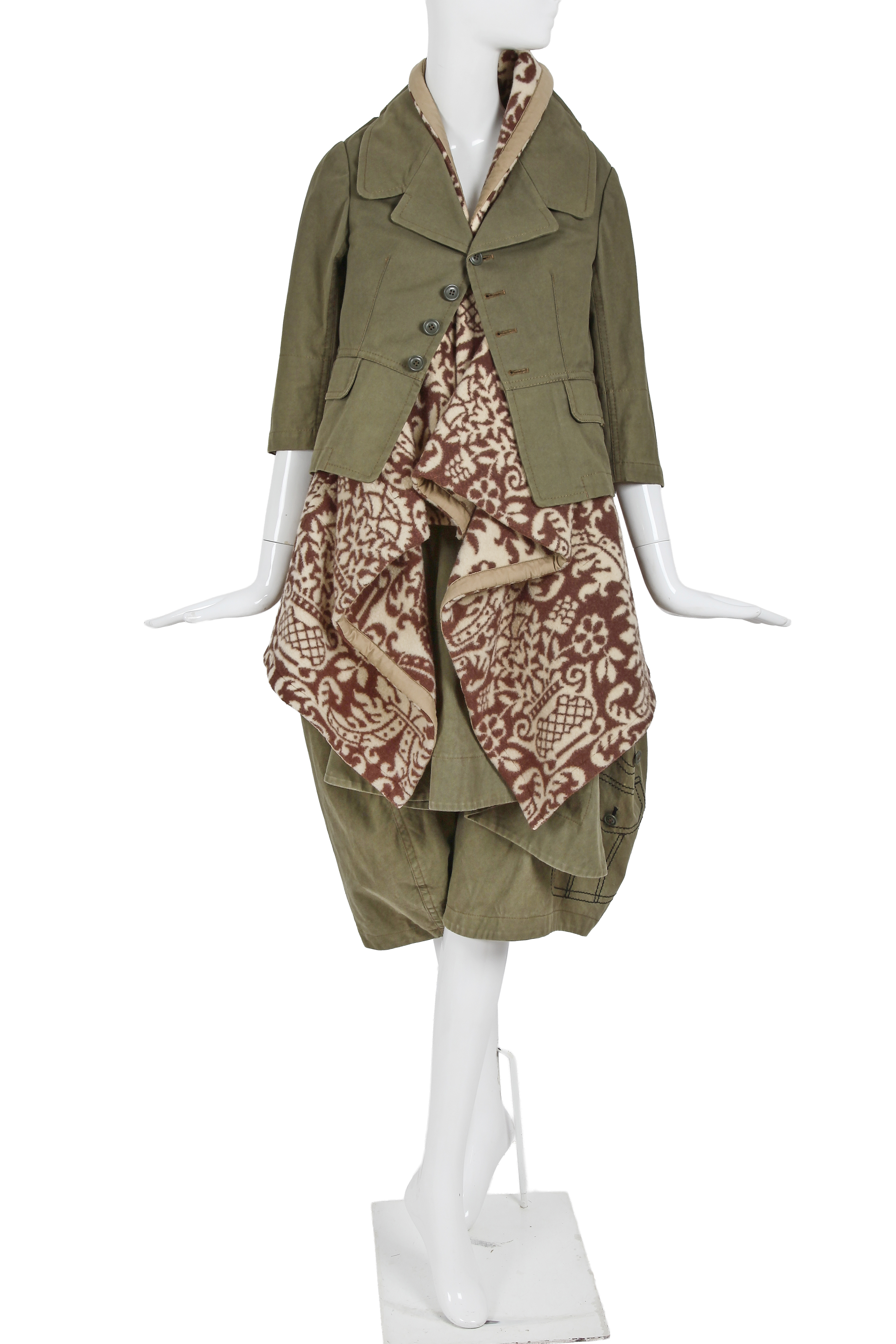 A Comme Des Garçons Wool And Cotton Ensemble, ‘Wonderland’ Collection, Autumn Winter 2009 10