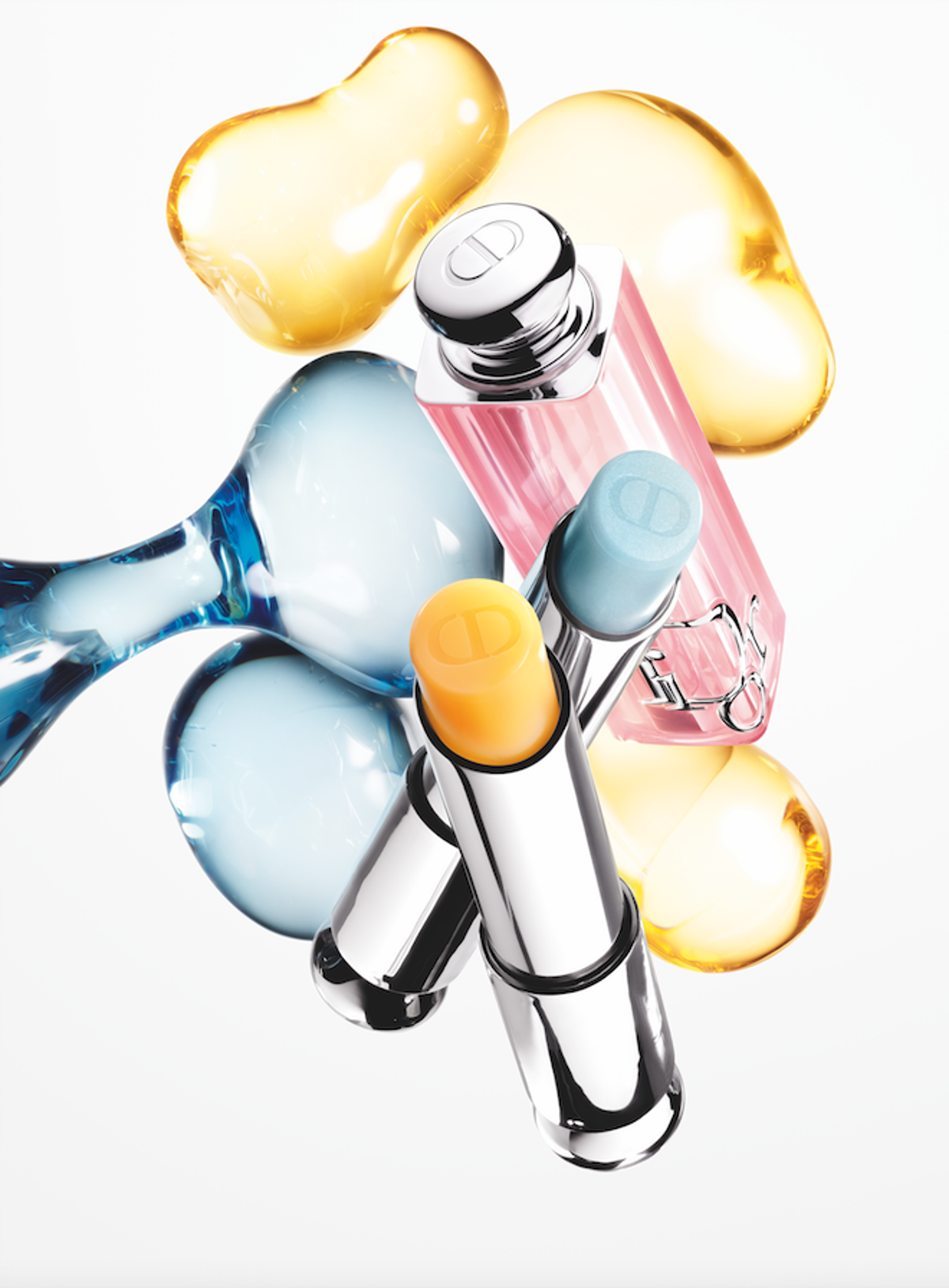 Dior Addict Lip Glow Blue And Yellow Dior Addict Lip Glow Blue And Yellow