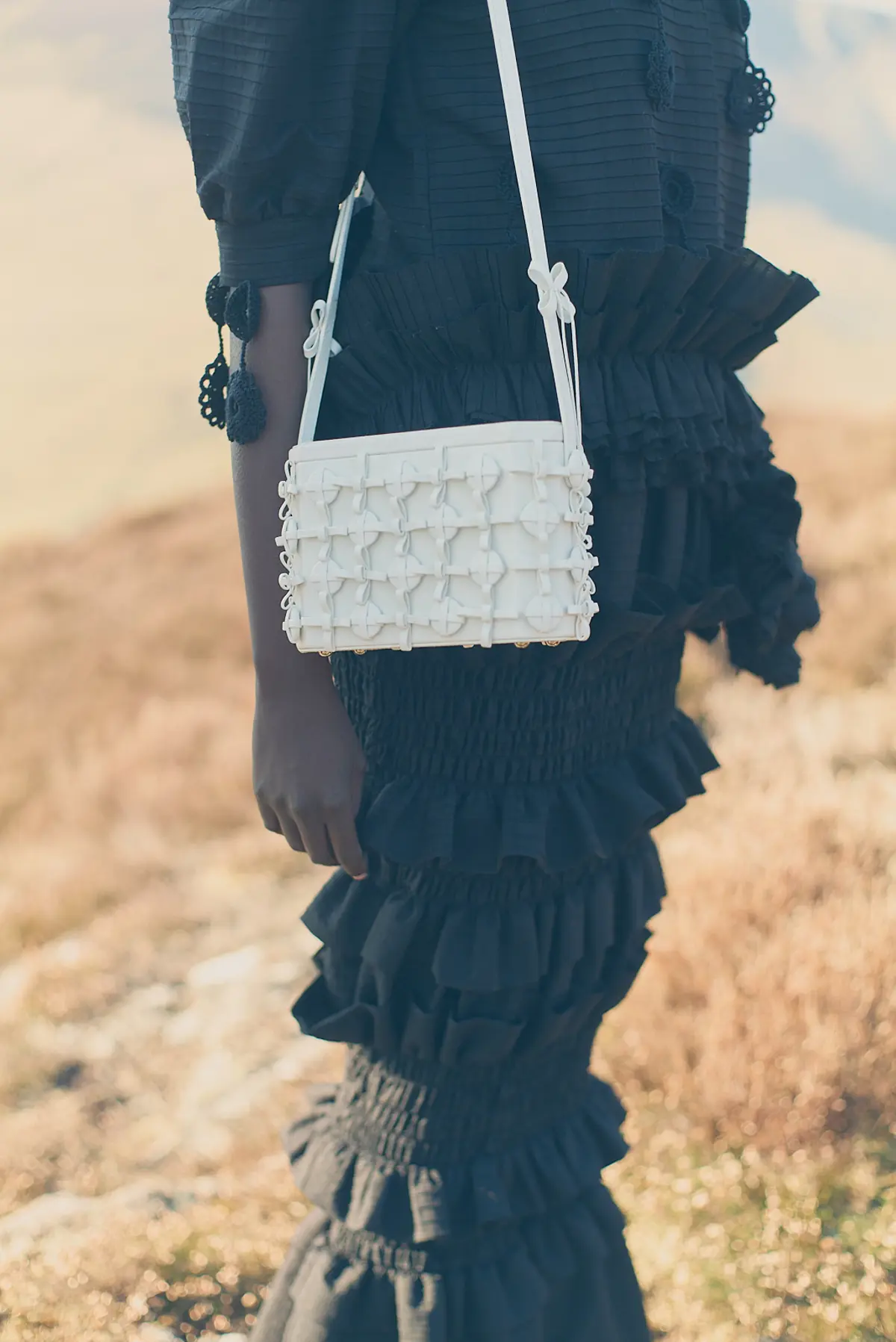 Polene X Roisin Pierce Box Bag Polene X Roisin Pierce Box Bag